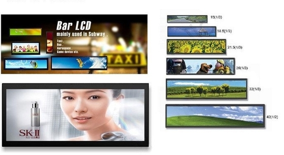 Risoluzione LCD allungata di OS POE TFTmodule 1920x540P di Android 6,0 dell'esposizione del centro commerciale