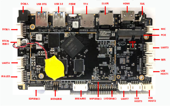 Di Android 11 del BRACCIO mini PCIE UART risoluzione inclusa 1920x1080P RK3568 del bordo da Sunchip