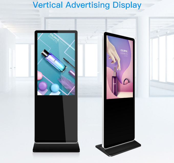 la pubblicità LCD a 55 pollici 43 49 visualizza il contrassegno all'aperto 3 del cavalletto dello schermo digitale di alta luminosità