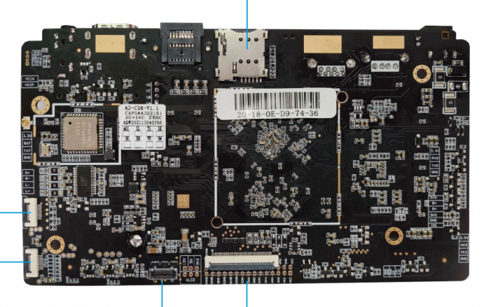 RK3566 Quad-core Industrial Board per il controllo remoto di rete intelligente nei terminali video didattici 1