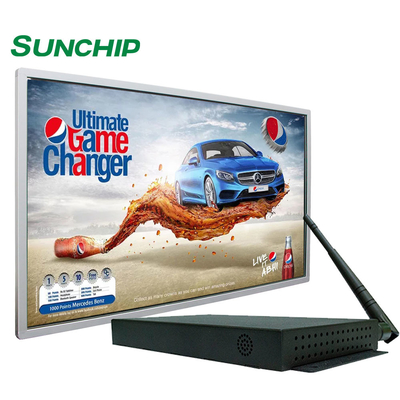 BT5.2 / WIFI / LAN / 4G lte supporto Industrial Media Player RK3288 CPU Con USB 2.0x2 digital signage box
