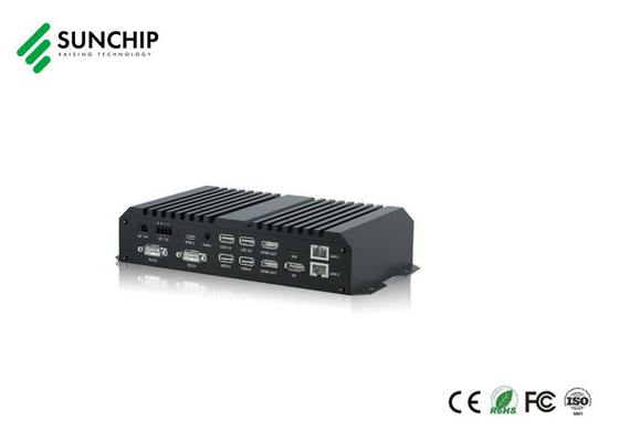 RK3588 CPU Edge Computing Device Metal Media Player con GPS POE opzionale per dispositivi industriali AI