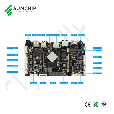 Android 11 Interactive Touch Screen Rockchip Motherboard RK3566 Quad Core Embedded Arm Board