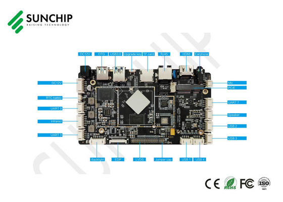 RK3568 Android Board per la vendita Display Digital Signage Machine di riconoscimento facciale, PCB incorporato Android Mainboard