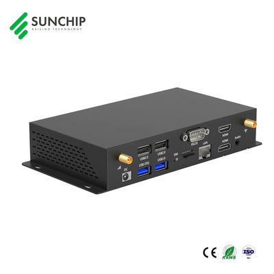 Metal Media Player RK3568 CPU per la riproduzione video 4K Android 11 casella del lettore di segnaletica digitale a parete