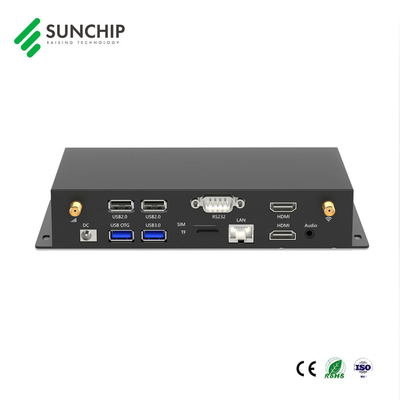 Metal Media Player RK3568 CPU per la riproduzione video 4K Android 11 casella del lettore di segnaletica digitale a parete