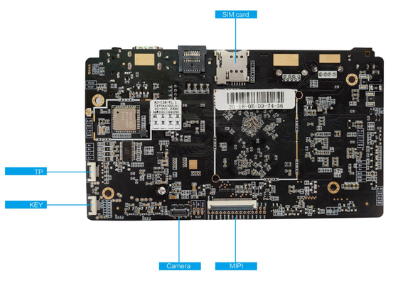 Board di sistema incorporato RK3566 Quad Core Android Board For Self-Service Touch Screen Kiosk