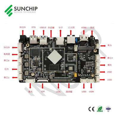 2 GB di RAM Android 11 Embedded ARM Board BT WIFI Ethernet Supporto con 2 X USB 3.0