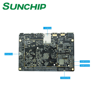 RK3399 Interfacce touch e rete multi-punto Rockchip Android Embedded Board per una facile interazione e connettività