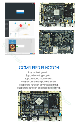 Quad-core A9 Embedded Linux Board per Internet e più lingue