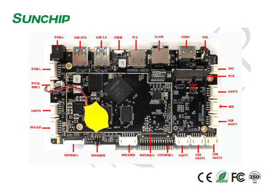 Scheda madre Android RK3568 personalizzabile con touch screen e opzioni di visualizzazione multiple per scheda ARM incorporata