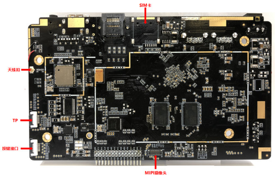 RK3568 Rockchip Motherboard Android 11 Embedded System Board con memoria USB GPIO UART I2C e DDR4